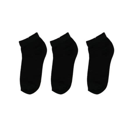 Ankle Socks for Men and Women, Pack of 3 Ankle length Cotton socks Black (Free Size) 1