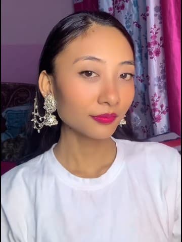 Bahuwali Jhumka for Back latkan white silver earring for women 2