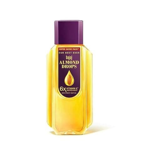 Bajaj Almond Drops Hair Oil, 475ml, 6X Vitamin E, Almond Oil