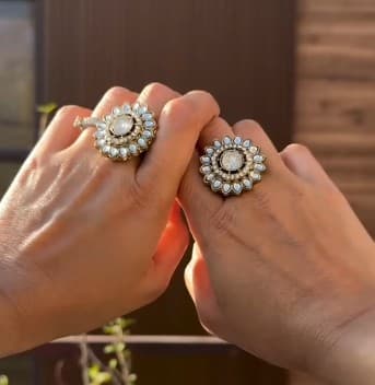 Bridal Jewelry Set  Necklace, maggtika, Earring, Ring, all Sets in One , For weeding and party wear sets 4