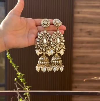 Bridal Jewelry Set  Necklace, maggtika, Earring, Ring, all Sets in One , For weeding and party wear sets 3