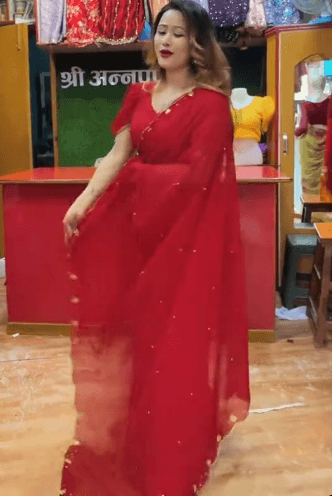 Saree for teej special 