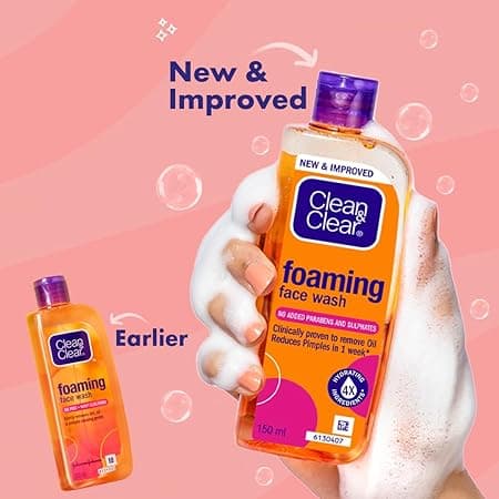 Clean & Clear Facial Foaming Face Wash -100 ml 3