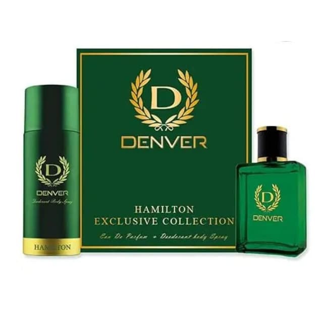 DENVER Hamilton Gift Set - Perfume (60ML) + Deodorant (165ML) Sets