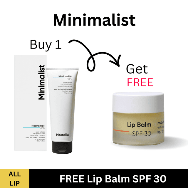 Minimalist Niacinamide 5% Body Lotion | Repairs Skin Barrier | Nourishes With Shea Butter | For Men & women (180 gm)