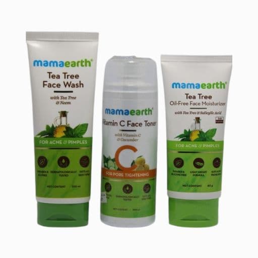 Mamaerth tea tree skincare sets