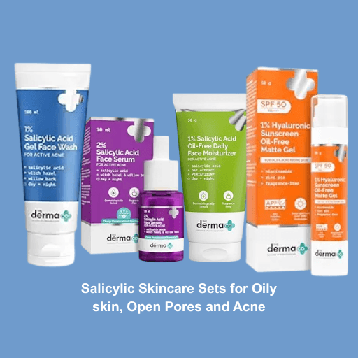 Salicylic Acid Skincare Set for Oily Skin | Acne Control & Pore Minimizing