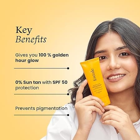 Foxtale SPF 50 Vitamin C Glow Sunscreen  2