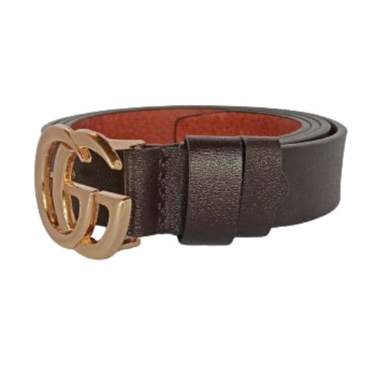 GG Leather Women's Girls Belts for Pants, Jeans, or office dress 2