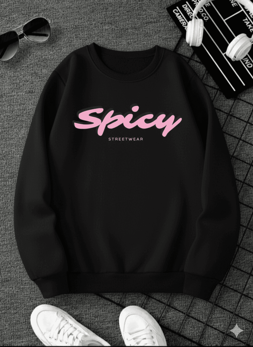 Street Style Printed  Sweatshirt for women 1