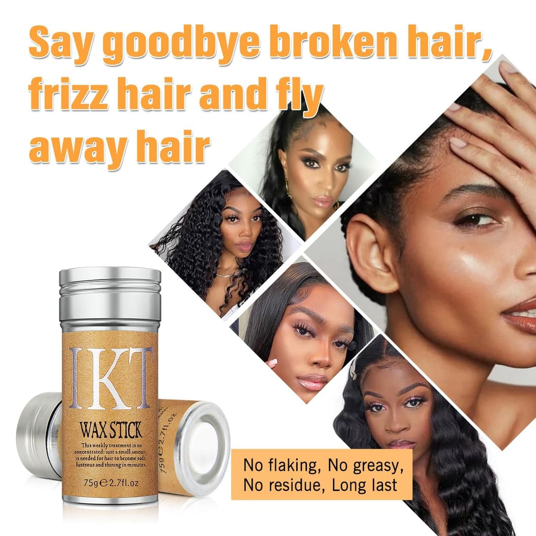 IKT Hair Wax Stick For Women Hair Styling , Wax Stick For Hair 75 GM 4