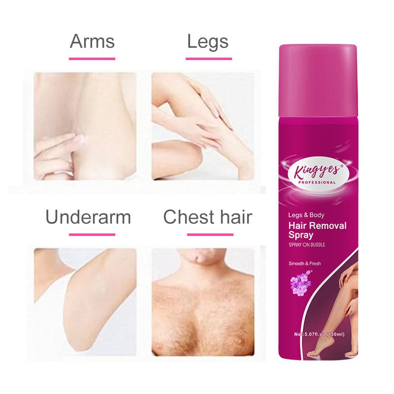 Kingyes Professional Legs & Body Hair Removal Spray 150ml  2