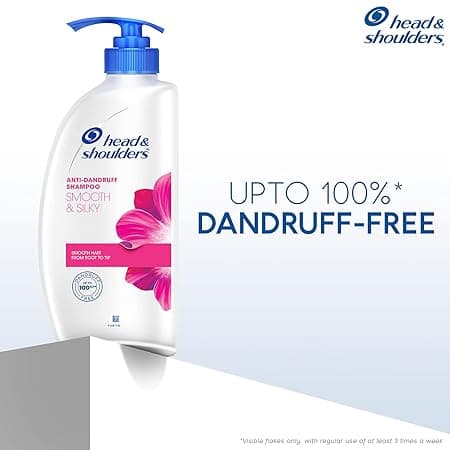 Head & Shoulders Smooth and Silky Anti Dandruff Shampoo, 650ml 2