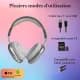 P9 Wireless Bluetooth Headphones | HiFi Stereo Over Ear Headset With Microphone Sports Noise Cancelling Earphones For Travel 6