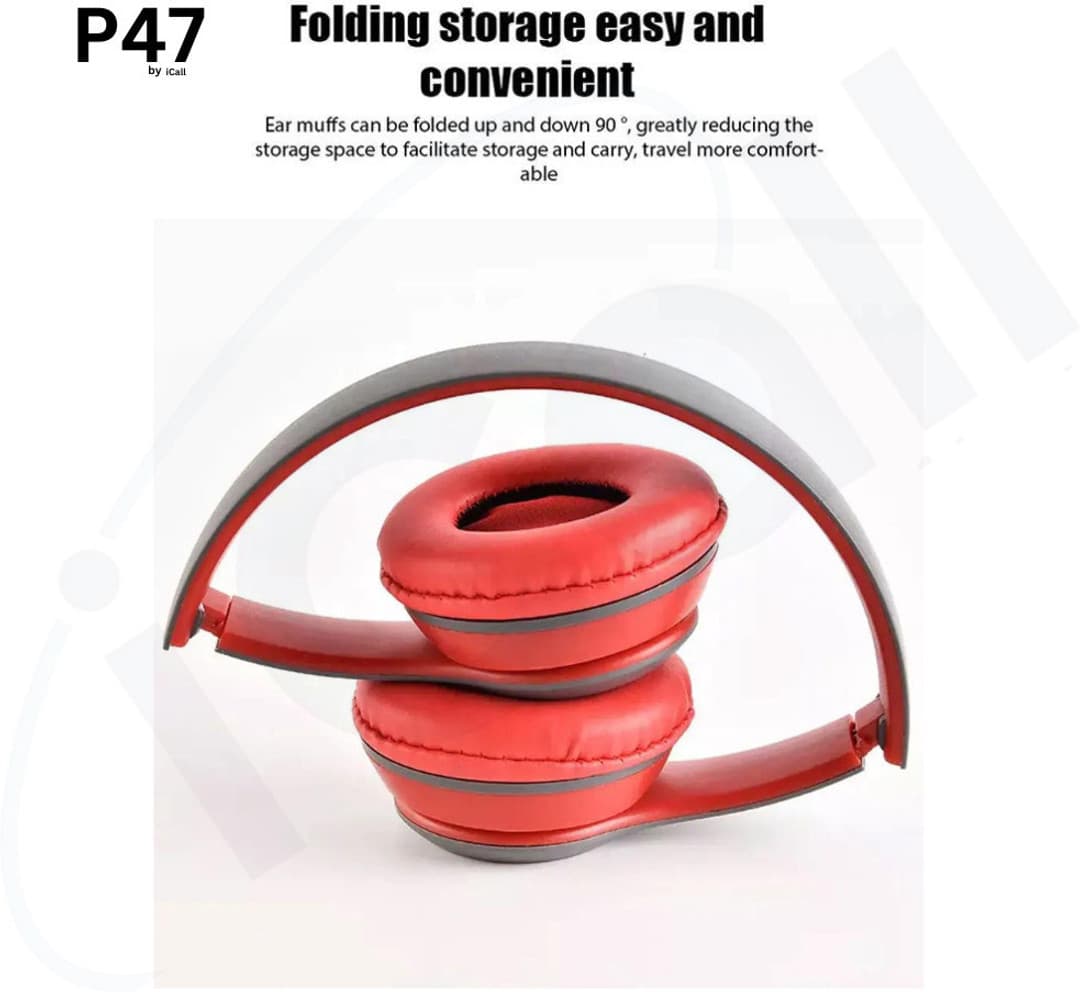 P47 4-5 Hour Playback, Gaming Mode With Mic & SD Card Support Bluetooth Headset ( True Wireless) 5