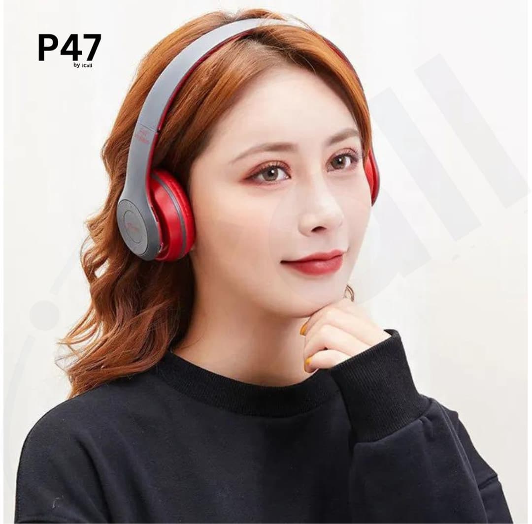 P47 4-5 Hour Playback, Gaming Mode With Mic & SD Card Support Bluetooth Headset ( True Wireless) 1