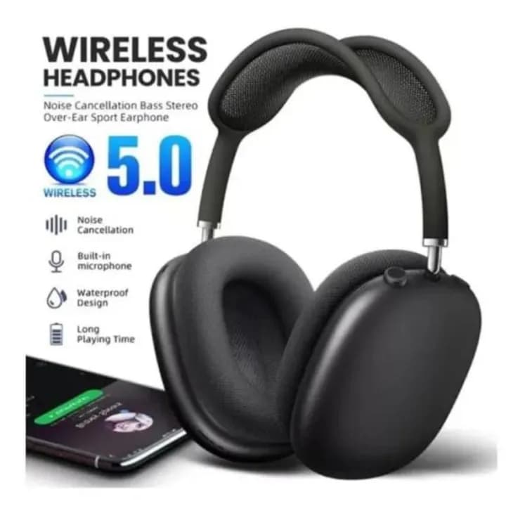 P9 Wireless Bluetooth Headphones | HiFi Stereo Over Ear Headset With Microphone Sports Noise Cancelling Earphones For Travel