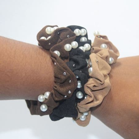 Super Korean hair Rubber Band for Girls ( Pack of 6 ) 1