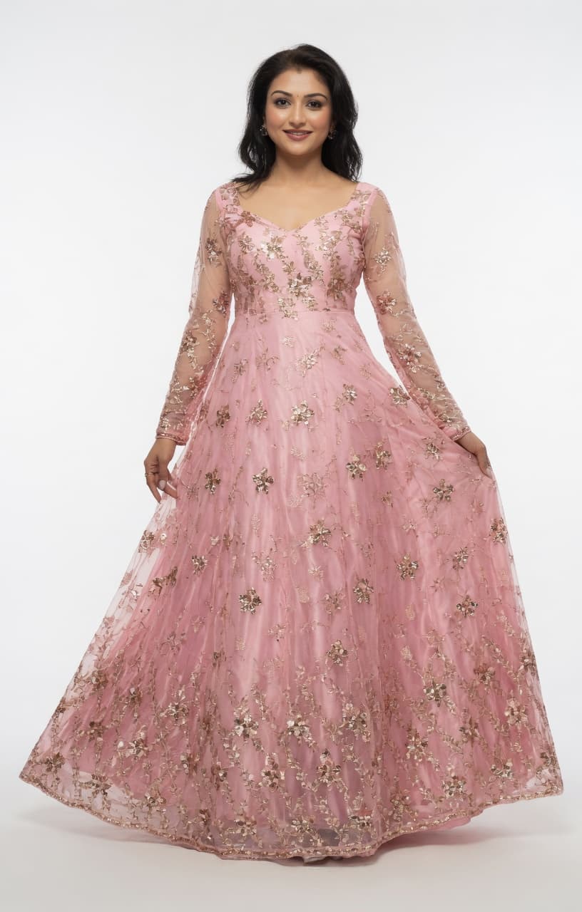 Mrs vogue Nepal beauty queen Gown for Girls 3