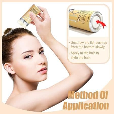 Hair Wax Stick For Women Hair Styling, Wax stick for hair, Broken Hair Finishing Stick Hair Tamer Stick Hair Stick for Frizzy Hair Wax Stick for Hair Women Baby Hair  4