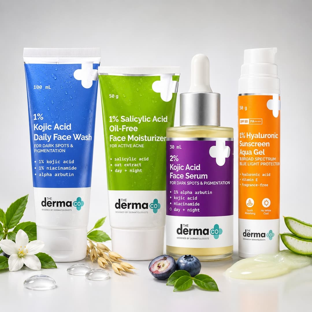Dermaco skin set for tan removing and whitening 