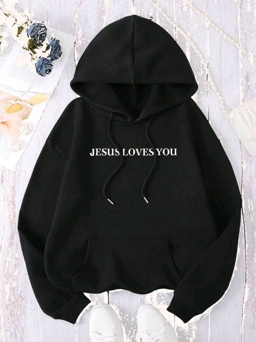 Jesus Printed Hoodie for Men And Women 1
