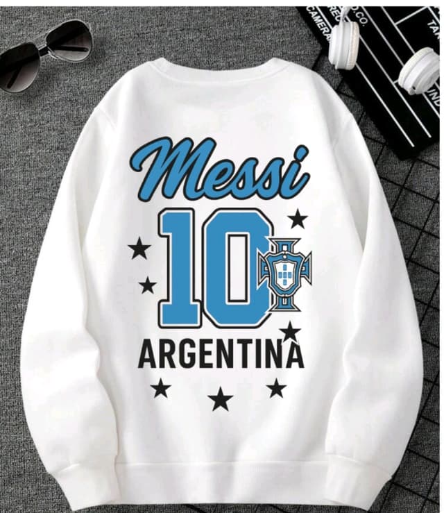 Premium Quality Messi Printed Sweat shirt for women and men