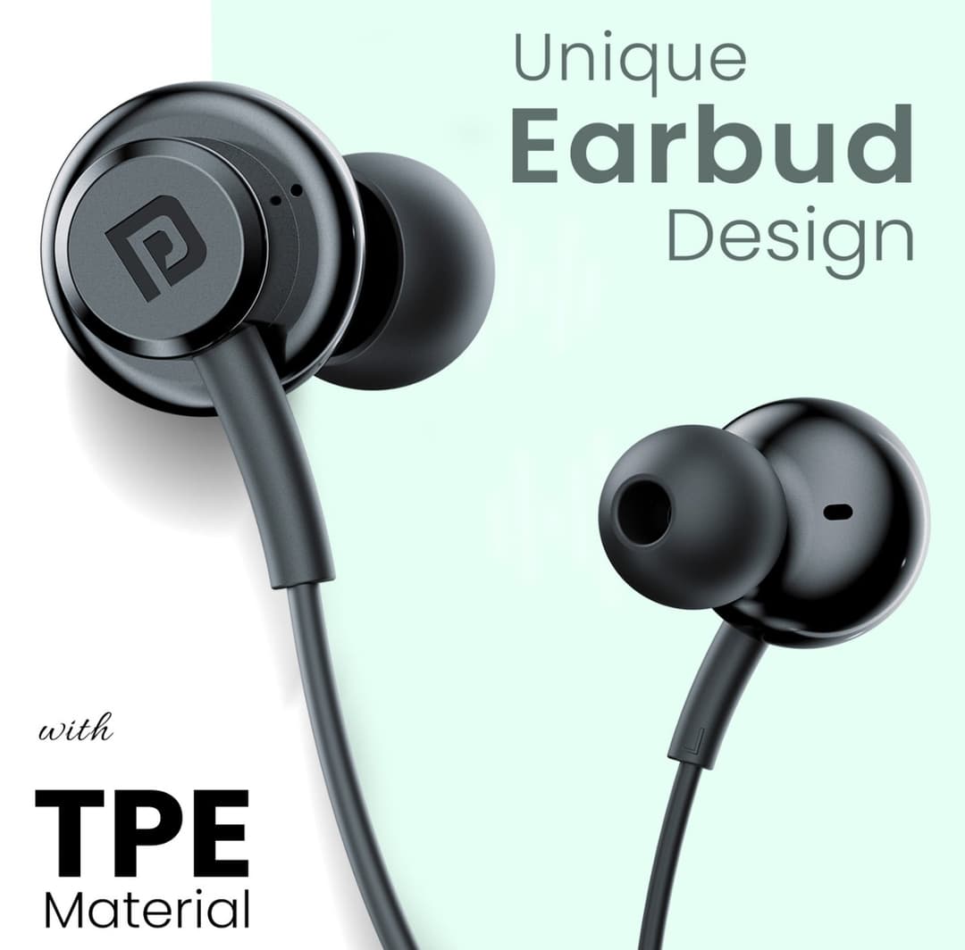 PORTRONICS Type C Earphone | 14.2mm Dynamic Driver | In Line HD Mic | TPE Anti Tangle Material 4