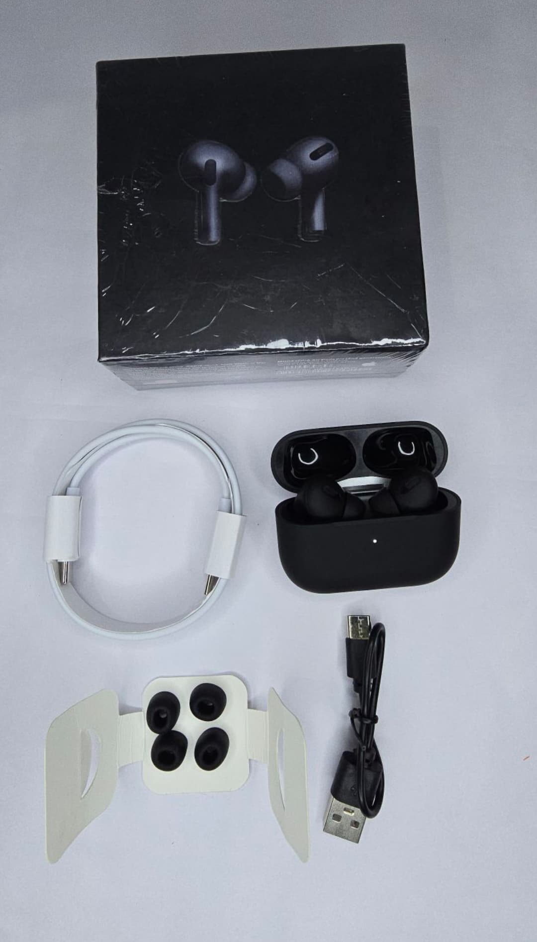 Black Earbud Airpods Pro (2nd Generation).Experience pure audio with Pro 2nd Gen! 2