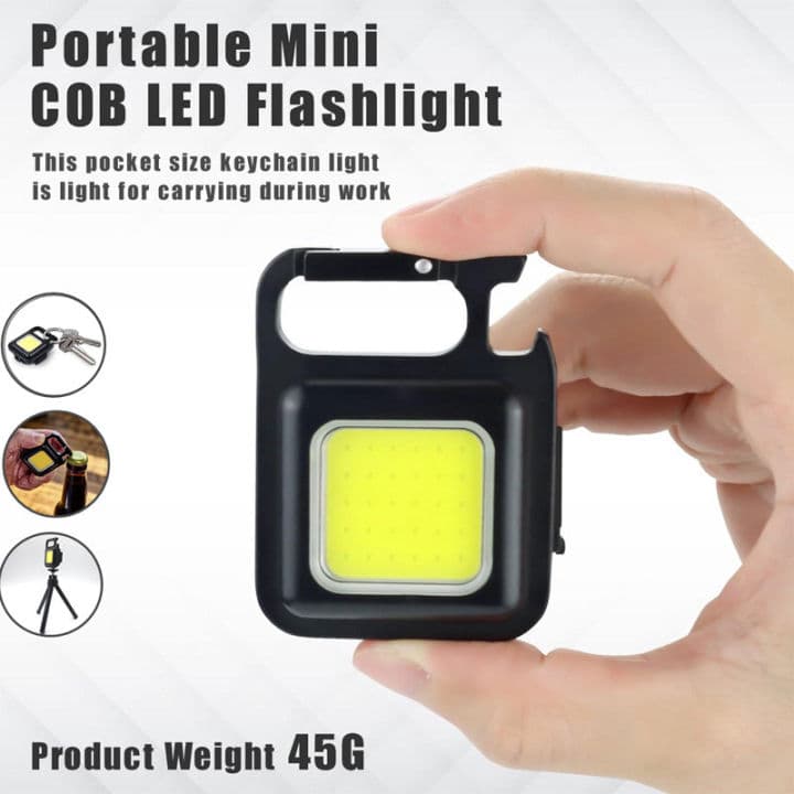TREAMS Rechargeable Kitchen Mini Flashlight Led Light with Bottle Opener Multipurpose 1