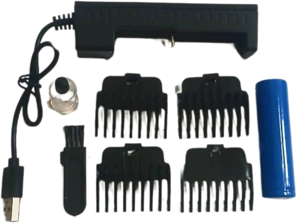 Men Maxtope Professional Hair Clipper Adjustable Blade Clipper, 1200Ma Large Capcity Lithium Ion Battery, Usb Charging. 5