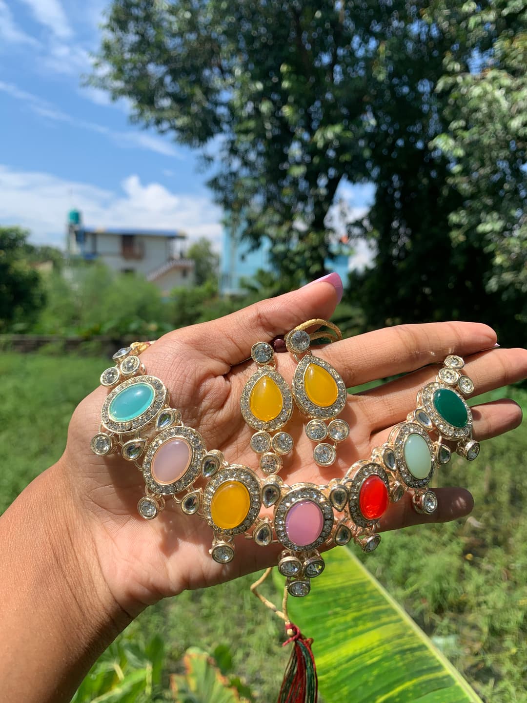 Monalisha necklace set