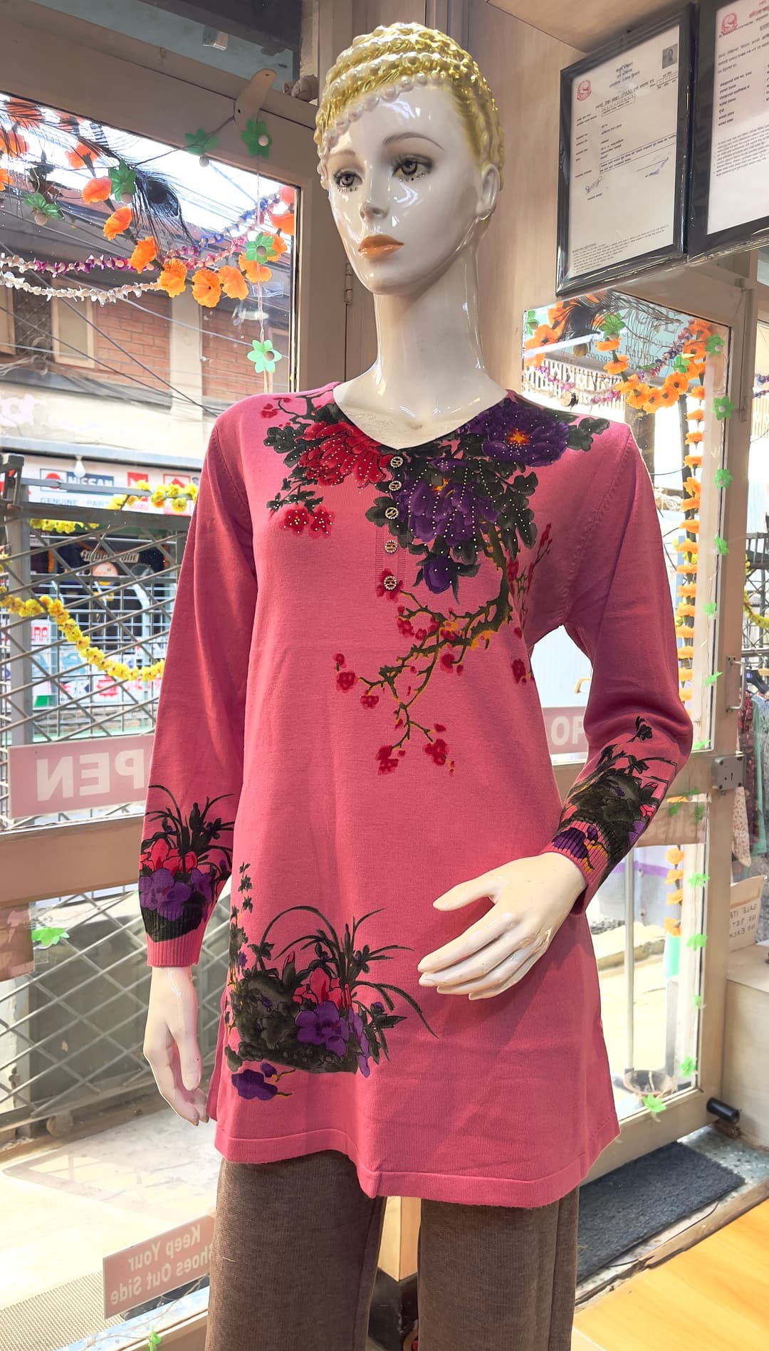 Pashmina Long Tops 2