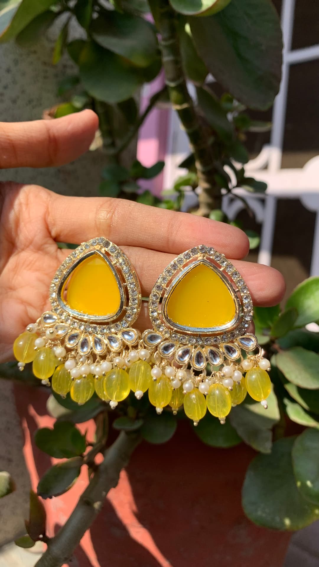 Kundan earing jhumka 1