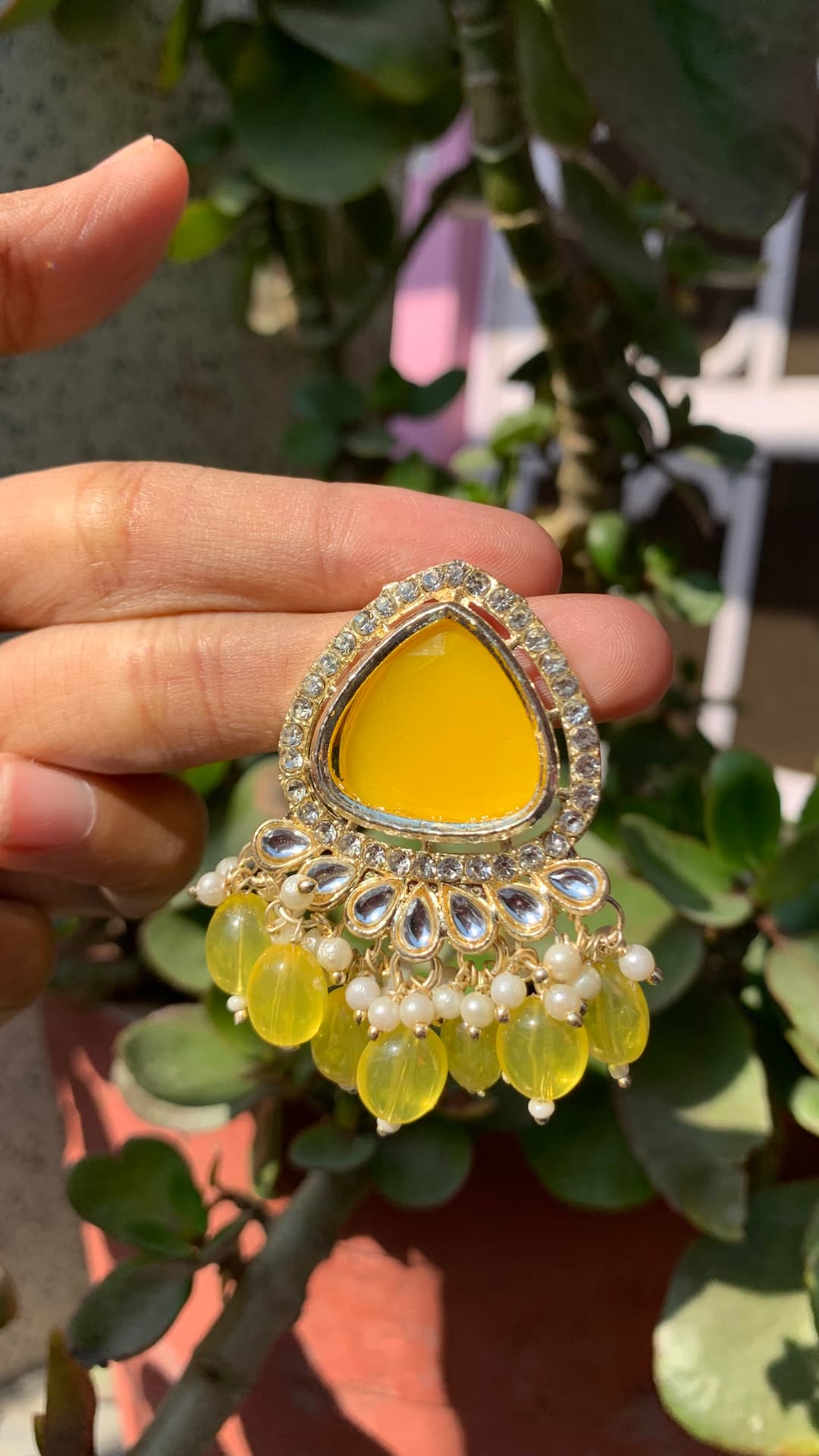 Kundan earing jhumka 2