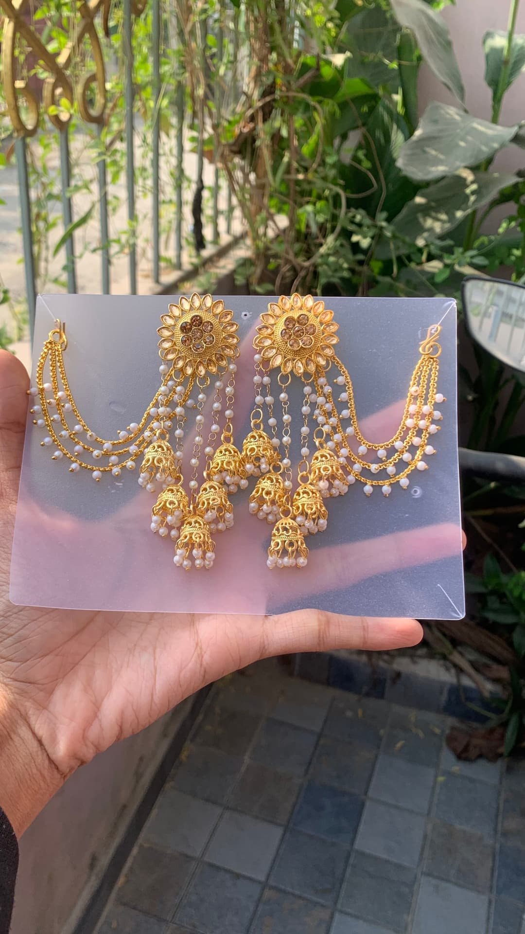 Two in one bahubali jhumka 1