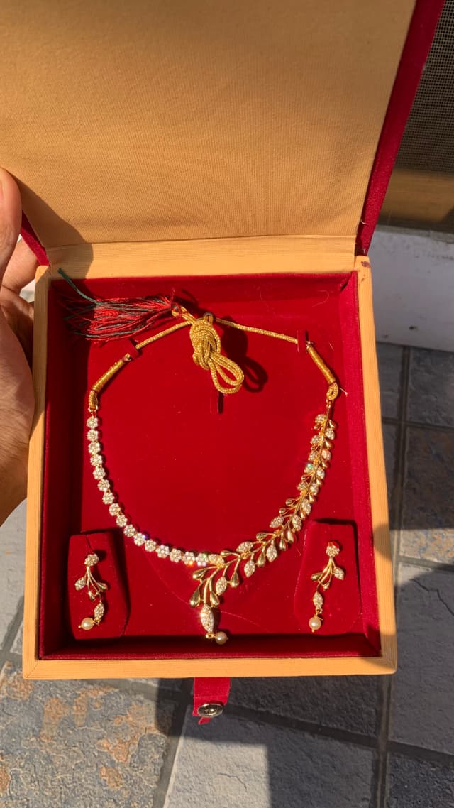 Gold plated Necklace set