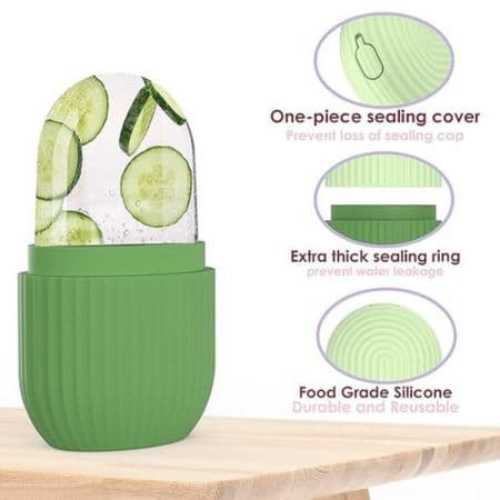 Ice Roller For Face, Beauty Facial Massage Ice Roller, Glow Cube Ice Roller For Face, Skin Care Tools For Eye Wrinkles, Acne Puffiness Relief 1