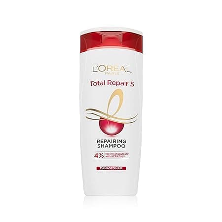 L'Oreal Paris Shampoo 340 ml, For Damaged and Weak Hair, With Pro-Keratin and Ceramide, Total Repair 5