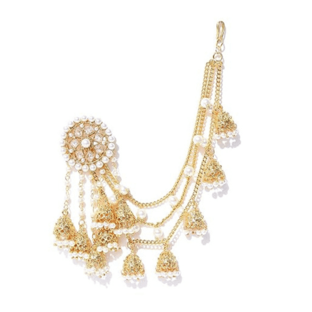 Bahubali Enspire Latkan Long Chain Earring Jhumki Earring for Women 2
