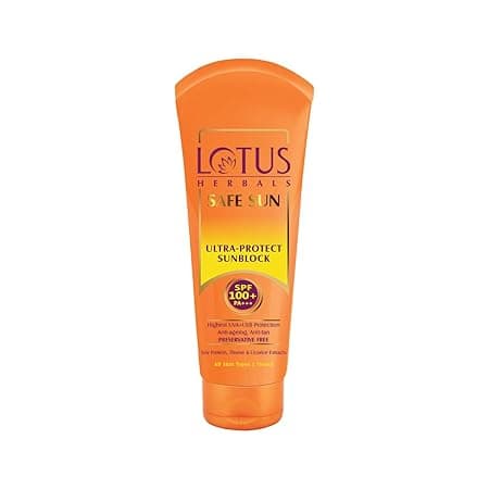 Lotus Herbals Safe Sun Ultra Sunblock Cream For All Skin Types 