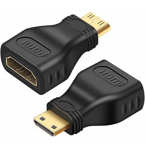 MINI HDMI MALE TO HDMI FEMALE