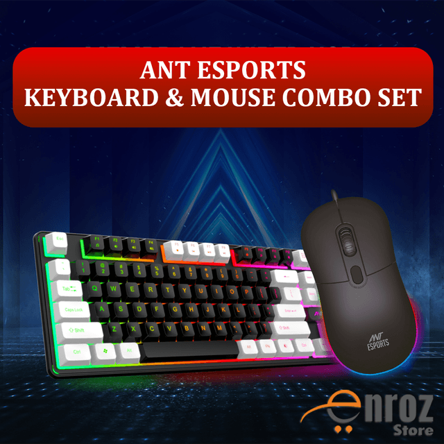 Ant Esports Wired USB Keyboard & Mouse Set