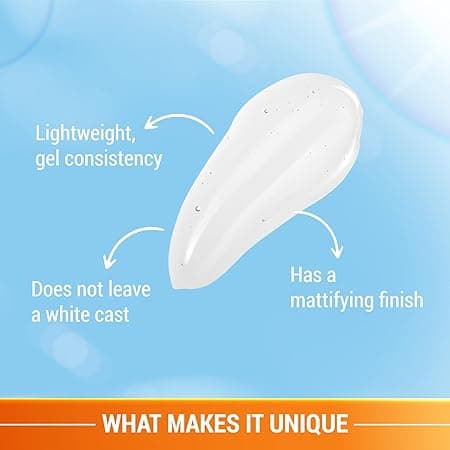 Lotus Herbals Safe Sun Invisible Matte Gel Sunscreen SPF 50 PA+++ 50g , For Men & Women, Non-Greasy, Suitable for Oily Skin,Orange 2