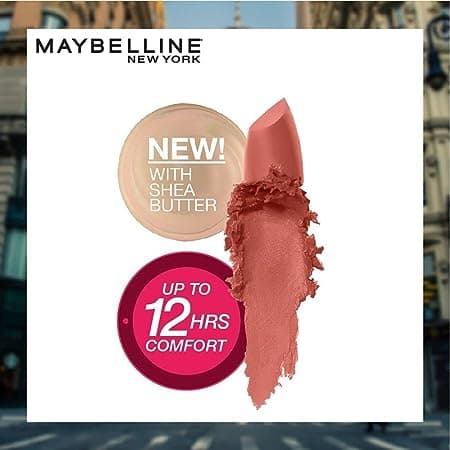 Maybelline New York Sensational Creamy Matte Lipstick 3.9g - Nude Nuance 4