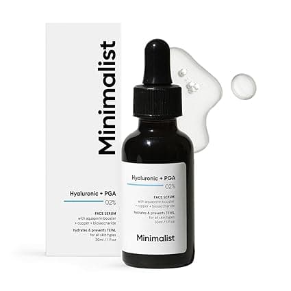 Minimalist 2% Hyaluronic Acid Serum for Face for Intense Hydration, Glow & Lesser Fine Lines | Helps with Skin Dryness & Elasticity | For Women & Men | For all Skin Types | 1 Fl Oz / 30 ml