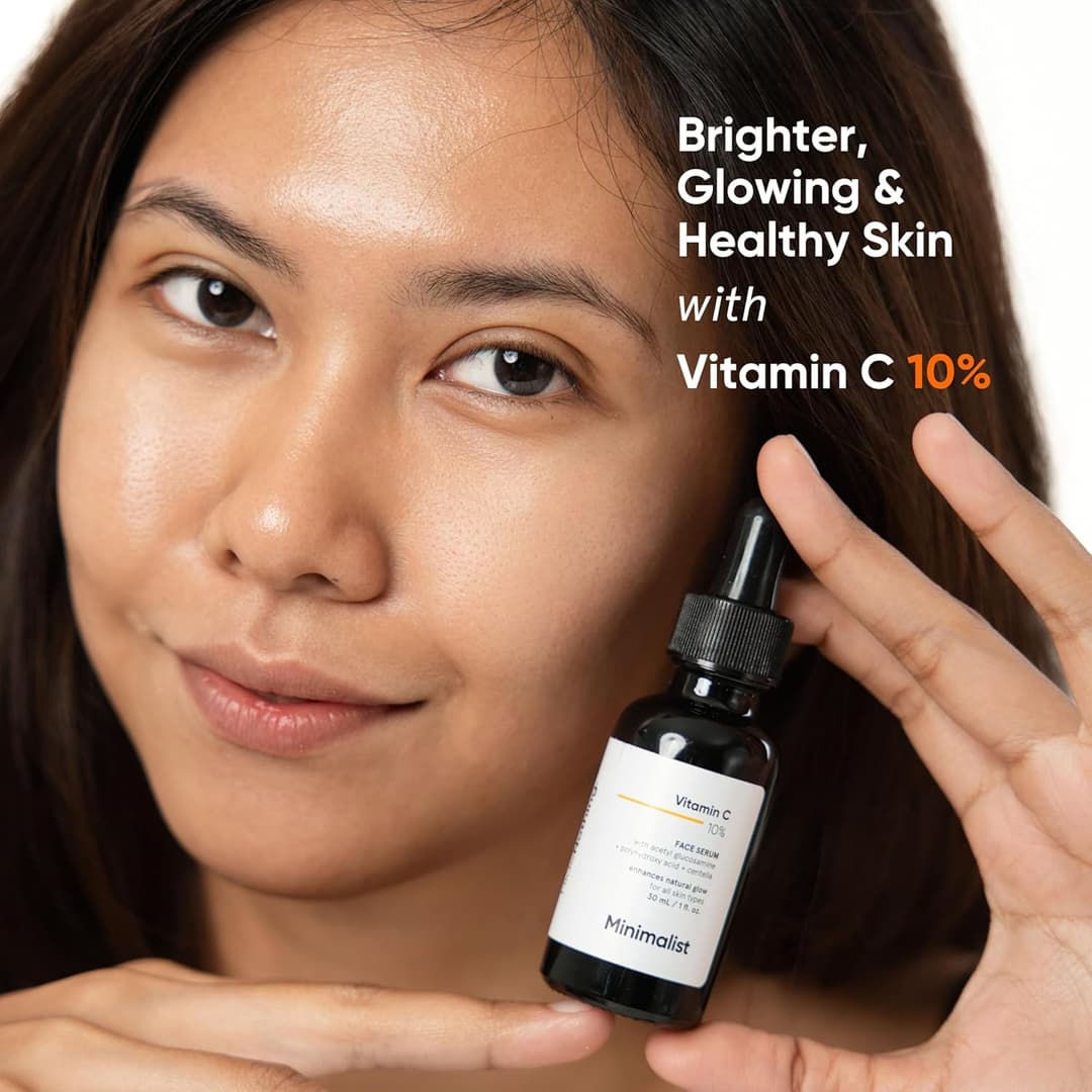 Minimalist 10% Vitamin C Serum for Brightening | Improves Hydration | For All Skin Types | For Women & Men | 1 Fl Oz / 30 ml 6