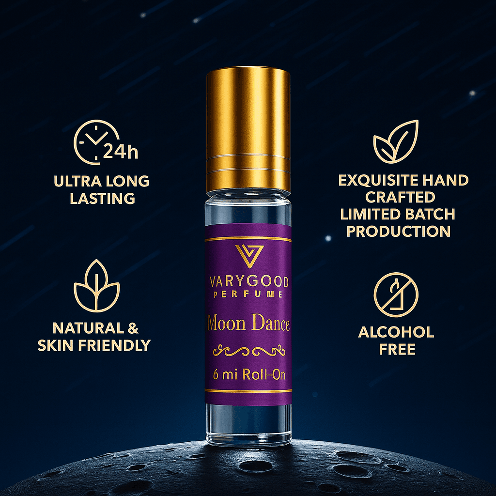 VaryGood Perfumes Moon Dance Attar Roll-On 6ml | Elegant Floral & Woody Perfume Inspired by the Night 2