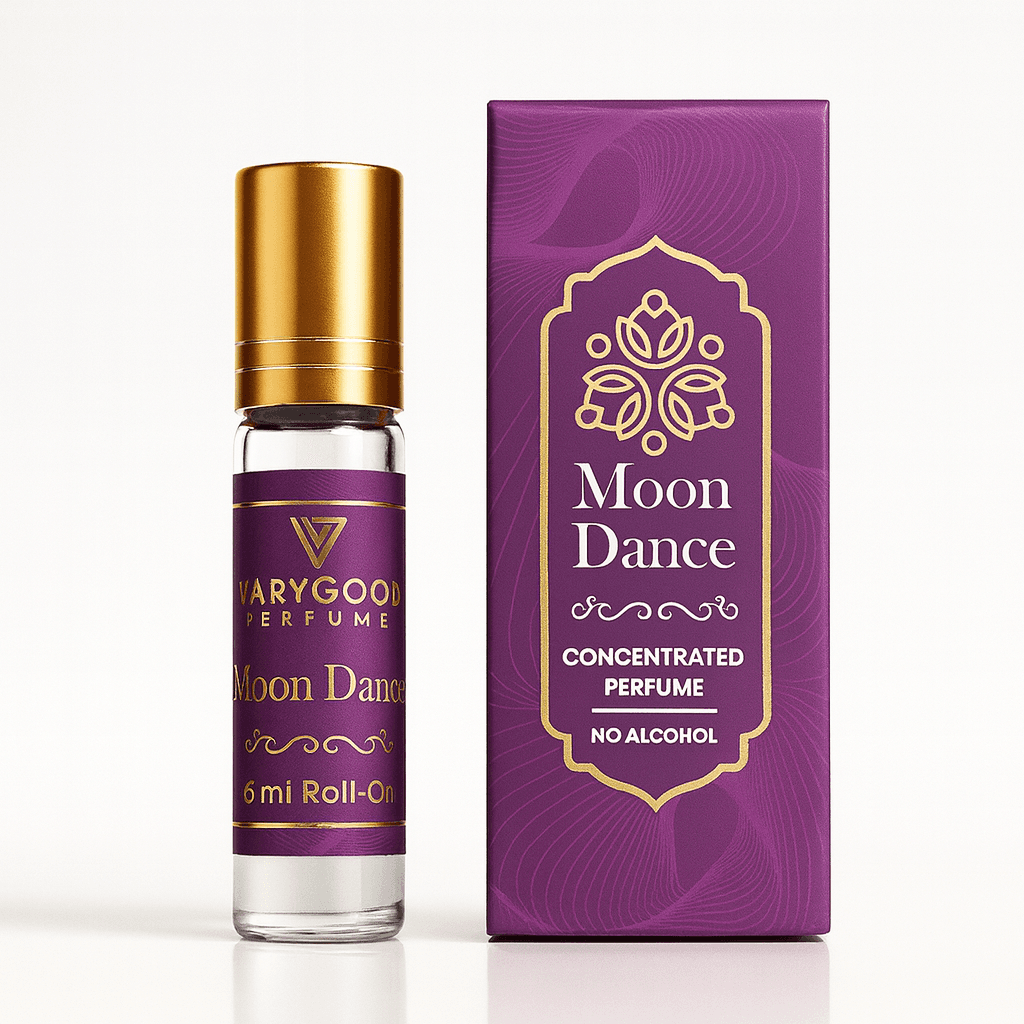 VaryGood Perfumes Moon Dance Attar Roll-On 6ml | Elegant Floral & Woody Perfume Inspired by the Night 4