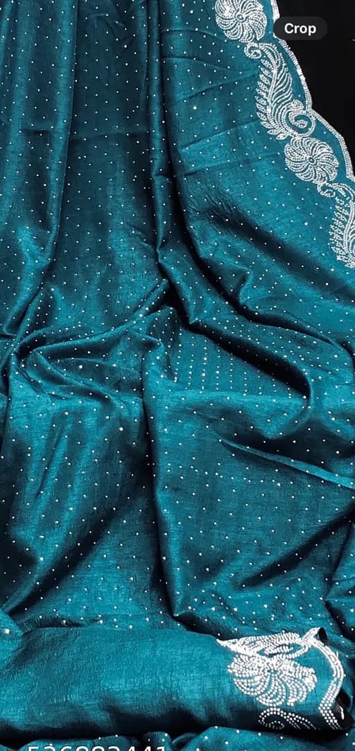 Trending Bollywood Party wear Saree with Embroidery Wok with unstiched Blouse in Blue Color| Trendy Party & Festive Wear | Traditional Ethnic Fashion | Buy Online 2